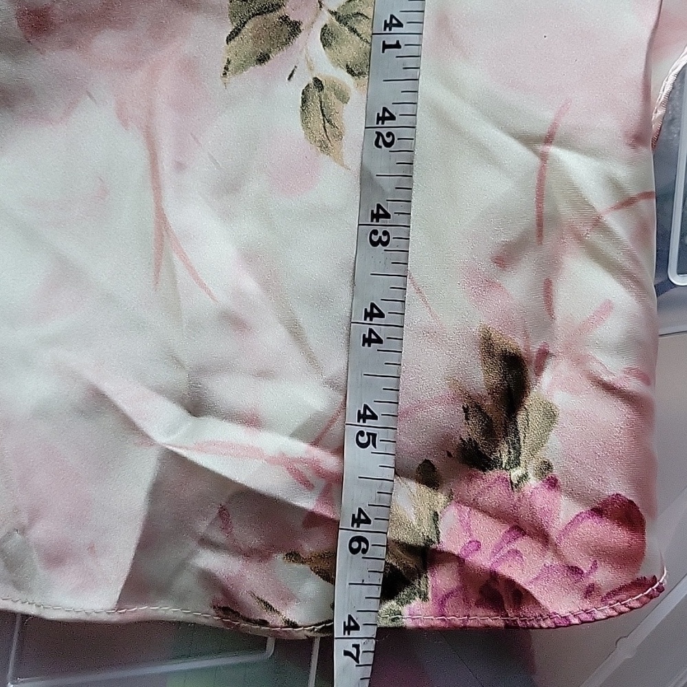 Private Luxuries Vintage Floral Pink and Cream lace Size M - Picture 10 of 10